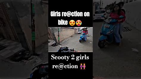 Girls Reaction On Bike 😍 🥵 Hot Girls Reaction Bike Lover Motovlogger Jammu Rider Shorts