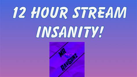 12 HOUR STREAM INSANITY MY LONGEST STREAM EVER PART 1 Fortnite