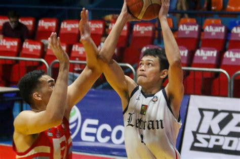 Basketball Santos Plays Hero In Letrans Win Vs Eac Abs Cbn News