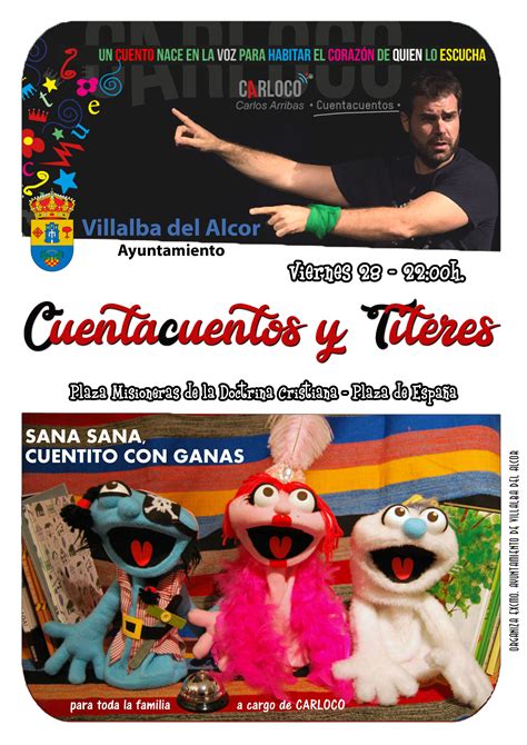 CUENTACUENTOS INFANTIL Y TÍTERES