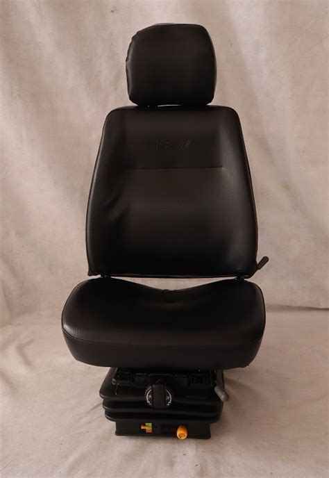 HEAVY DUTY BLACK VINYL MECHANICAL SUSPENSION SEAT FOR INDUSTRIAL