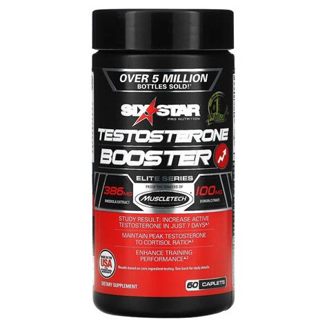 Six Star Elite Series Testosterone Booster 60 Capletssingapore