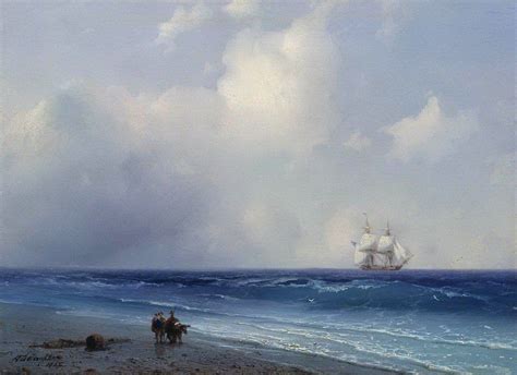 Sailing Ship Oil Paintings By Ivan Aivazovsky Twelve Apostles Boat