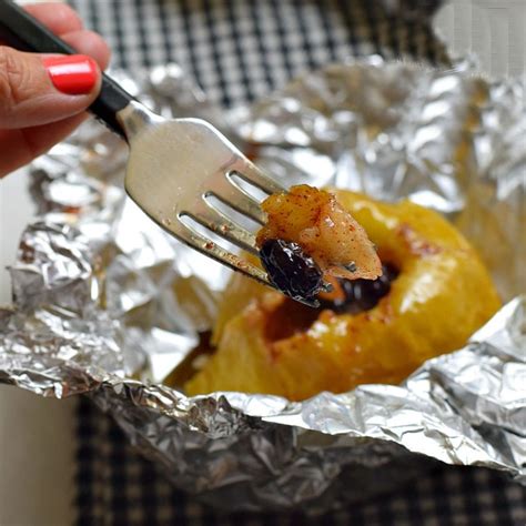 Delicious Baked Apples In A Foil Pack