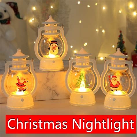 Jual Lampu Lentera Natal Christmas Lampu Led Santa Claus Merry