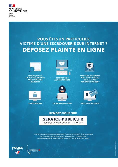 News Plateforme THESEE dépôt plainte escroquerie internet v