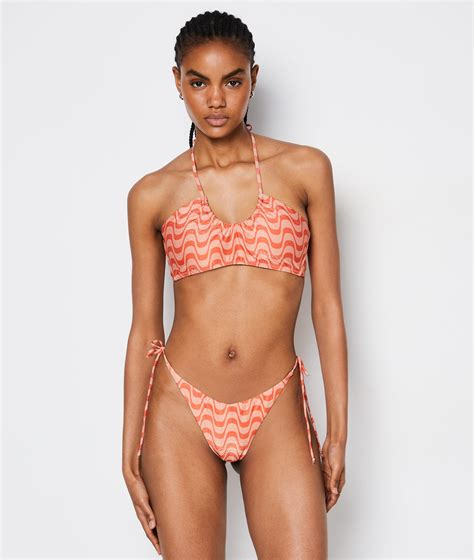 Braguita bikini brasileña estampado gráfico AMAZONE IMP FD CORAIL ETAM