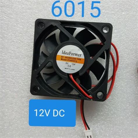 6015 Fan 6cm 60mm X 60mm X 15mm Mini Square Brushless Cooling Fan 12v