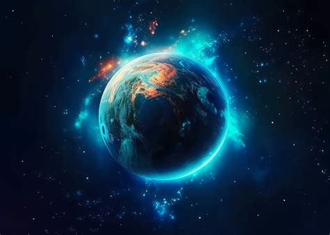'Earth Fragile Tellus 12' Poster, picture, metal print, paint by Havard