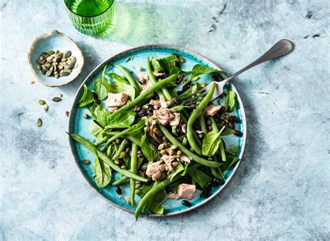 Maaltijdsalade Met Groene Groenten En Tonijn Recept Allerhande