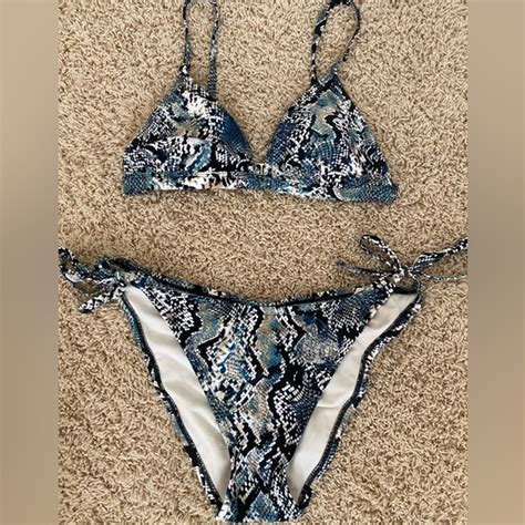 Shade Shore Swim Snakeprint Bikini Poshmark
