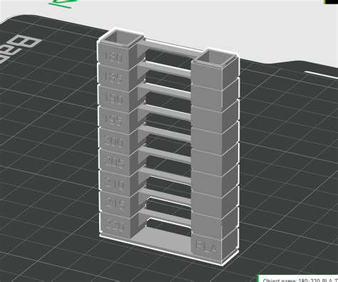 Temperature Calibration Tower PLA By PrintNinja MakerWorld