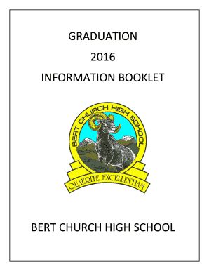 Fillable Online bertchurch rockyview ab GRADUATION 2016 INFORMATION ...