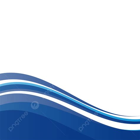 Ondas Azules Abstractas Vector Png Ola Azul Resumen Ola Png Y