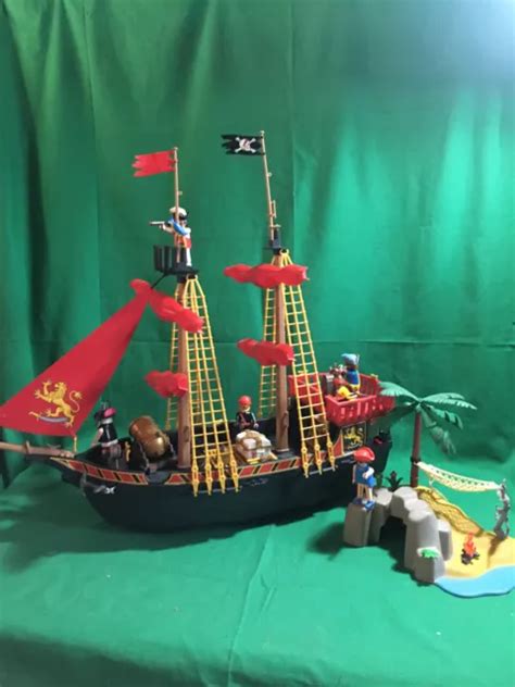 Playmobil Bateau Pirate Lot Avec Le Et Personnages Eur