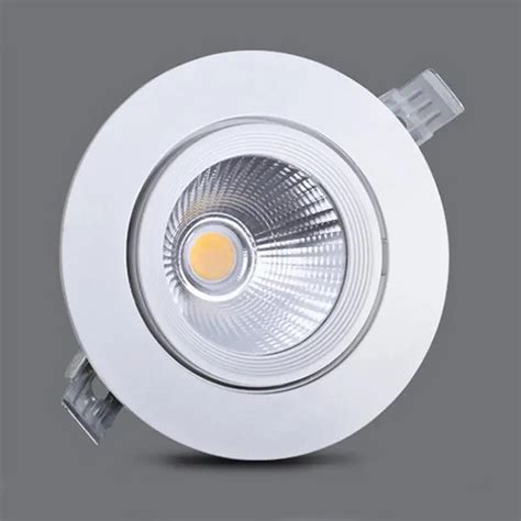 W W Led Trunk Downlight Cob Ceiling Lamp Adjustable Recessed Super