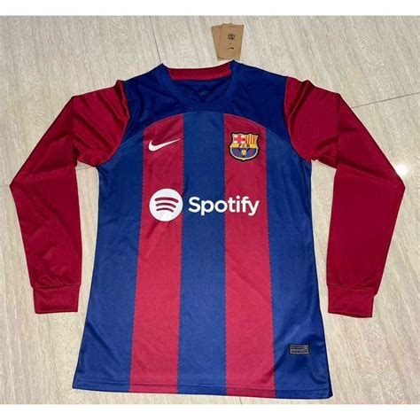 Jual Jersey Barcelona Lengan Panjang 2023 2024 Home Grade Ori Jersey