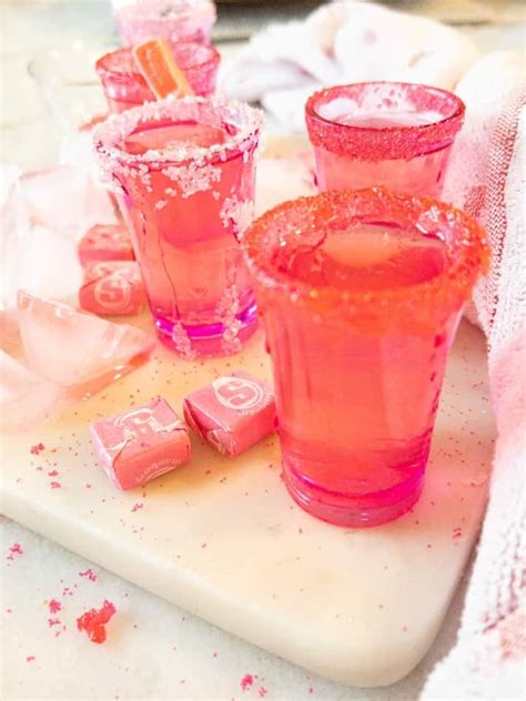 Pink Starburst Shots And Cocktails Razzle Dazzle Life