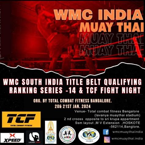 World Muaythai Council South Indian Get Ready