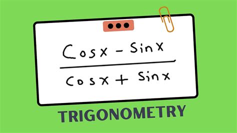 Cosx Sinxcosxsinx Simplify Youtube
