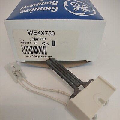 New Genuine OEM GE Dryer Burner Igniter WE4X750 EBay