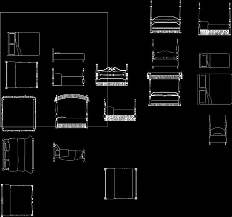 Bed Dwg Detail For Autocad • Designs Cad