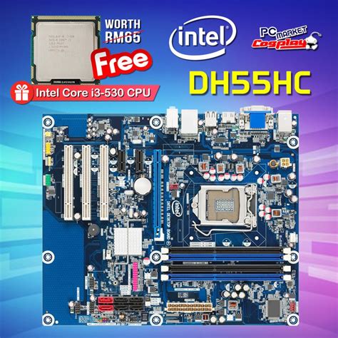 Intel Desktop Board Dh55hc Motherboard Atx Lga1156 Socket Shopee