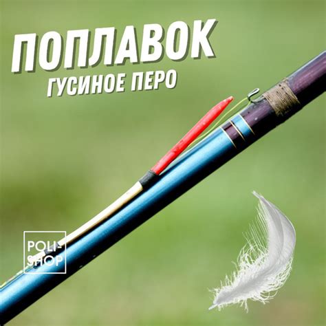 Перо Поплавок из пера гусиного поплавок для рыбалки 10шт - купить с ...