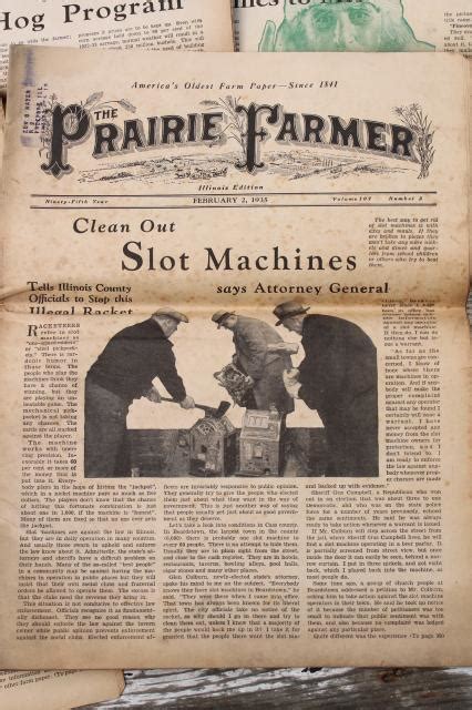 Vintage Prairie Farmer Newspapers 1930s Depression Era Farm Magazines Lot