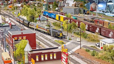 Beautiful Large Model Railroad Layout In Ho Scale Youtube