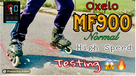 High Speed Normal Testing On Oxelo Mf900😱🔥oxelo Speed Inlineskating