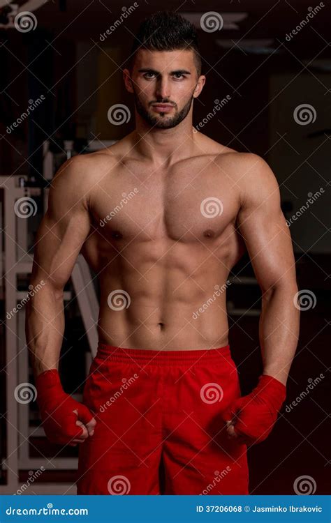 Dangerous Looking Mma Fighter Royalty Free Stock Photos Image