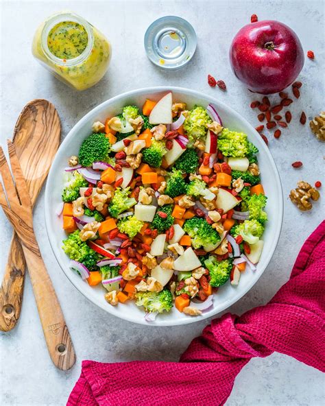 This Broccoli Crisp Apple Salad Is A Crazy Delicious Combo Clean