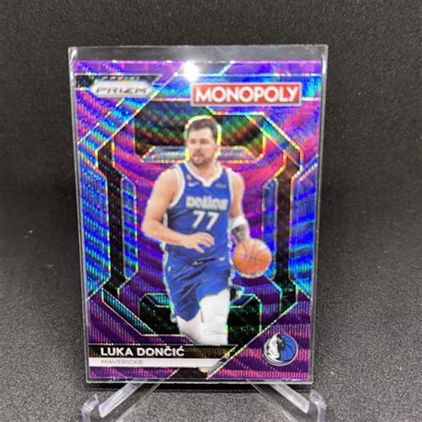 2023 24 PANINI PRIZM Monopoly Luka Doncic Purple Wave PS3 Dallas