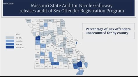 Missouri Cant Find 1 259 Of Its Registered Sex Offenders