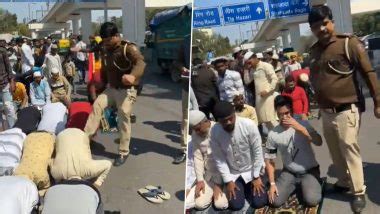 Delhi Police Cop Suspended For Kicking Muslim Men Offering Namaz On