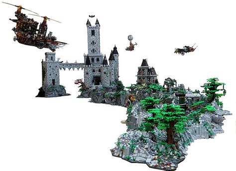 Yes, that's a steampunk vampire castle made from LEGO