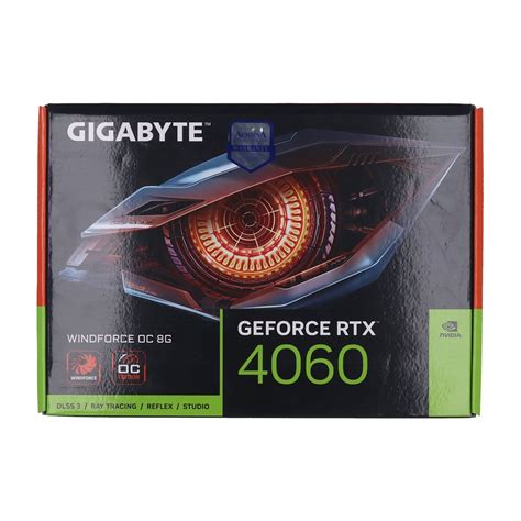 Vga การ์ดแสดงผล Gigabyte Geforce Rtx 4060 Windforce Oc 8g 8gb Gddr6