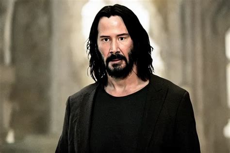 Promotional Image Of Keanu Reeves As Jesus Christ In Stable Diffusion