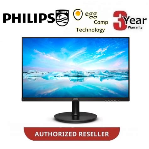 PHILIPS 241V8 24 FULL HD IPS 75HZ ADAPTIVE SYNC LCD MONITOR Shopee