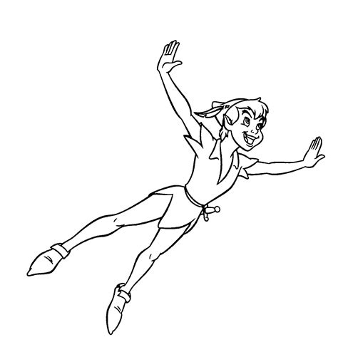 Peter Pan Coloring Pages Free Printable Coloring Edu Pl