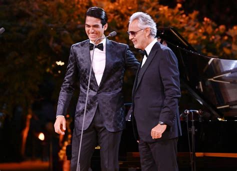 Andrea Bocelli's Talented Son Matteo Joins Father For Duet In Milan