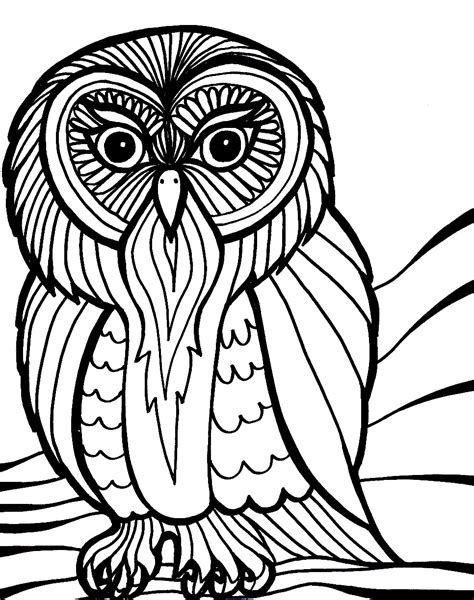 Halloween Owl Coloring Pages at GetColorings.com | Free printable colorings pages to print and color