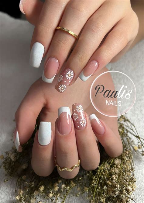 Pin de Paulisnails en Paulissnails Uñas con margaritas Manicura de