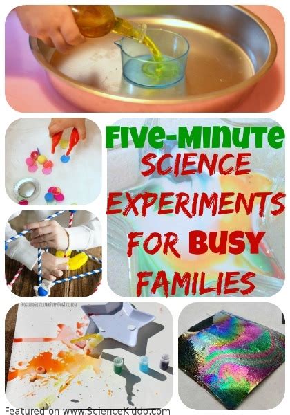 Simple and Fast Science Experiments • The Science Kiddo