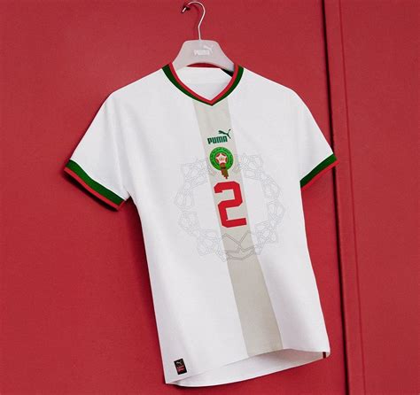 Coupe Du Monde 2022 Puma Dévoile Le Maillot Extérieur Du Maroc H24info