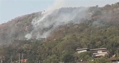 Bombeiros são acionados para combater incêndio em mata no Itanhangá