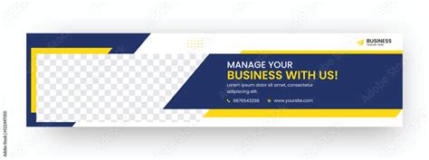 Business linkedin cover banner design template Stock Vector | Adobe Stock