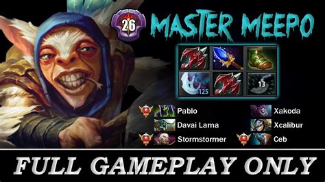 Master Tier Meepo VS Grandmaster Pro Player Invoker Entity