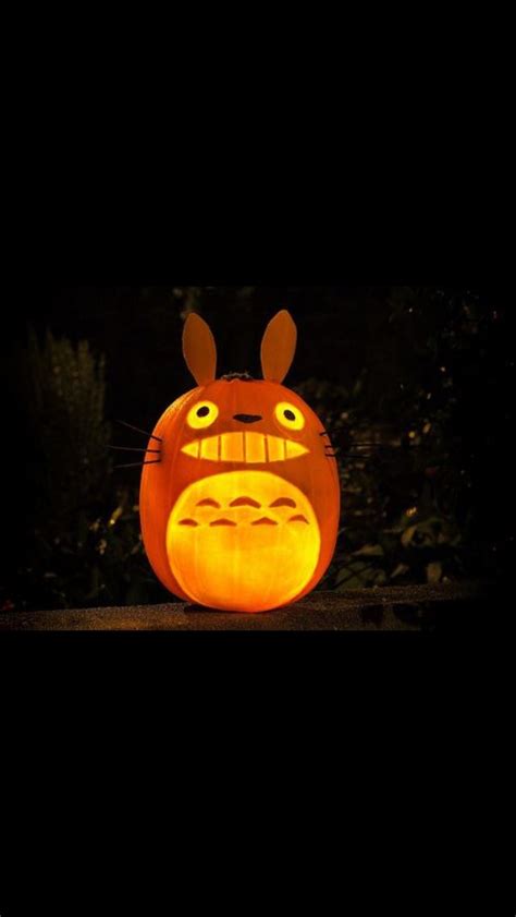 Totoro pumpkin! | Halloween pumpkin carving stencils, Pumpkin halloween ...